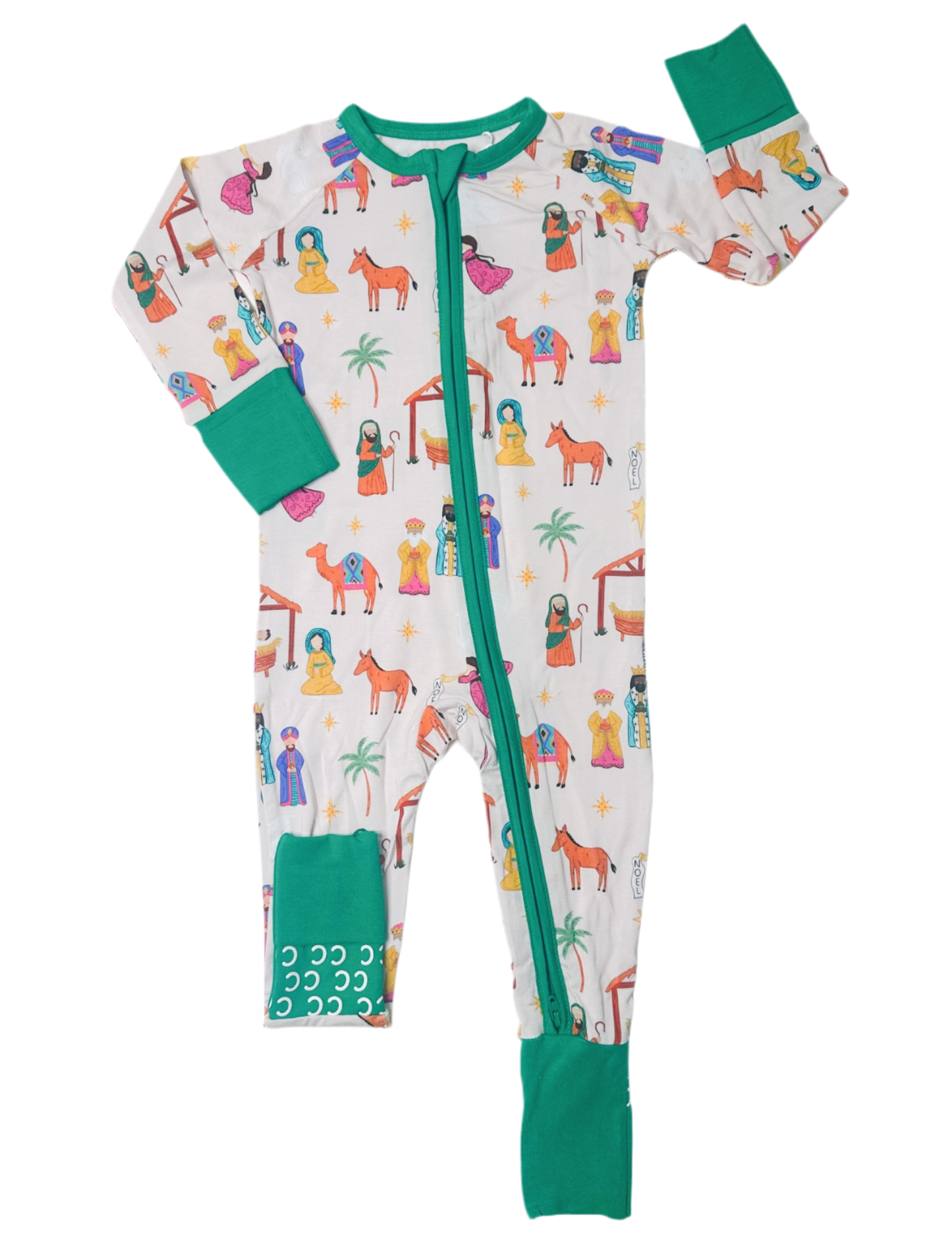 O come, Emmanuel zipper footie