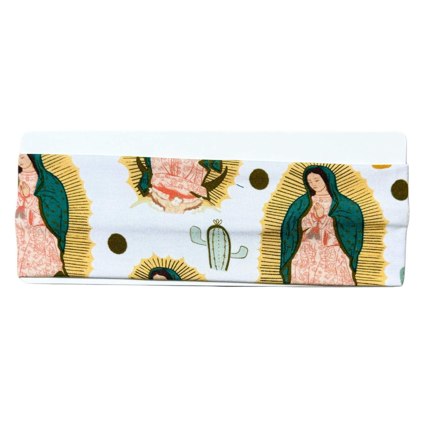 Our Lady of Guadalupe knotted headband