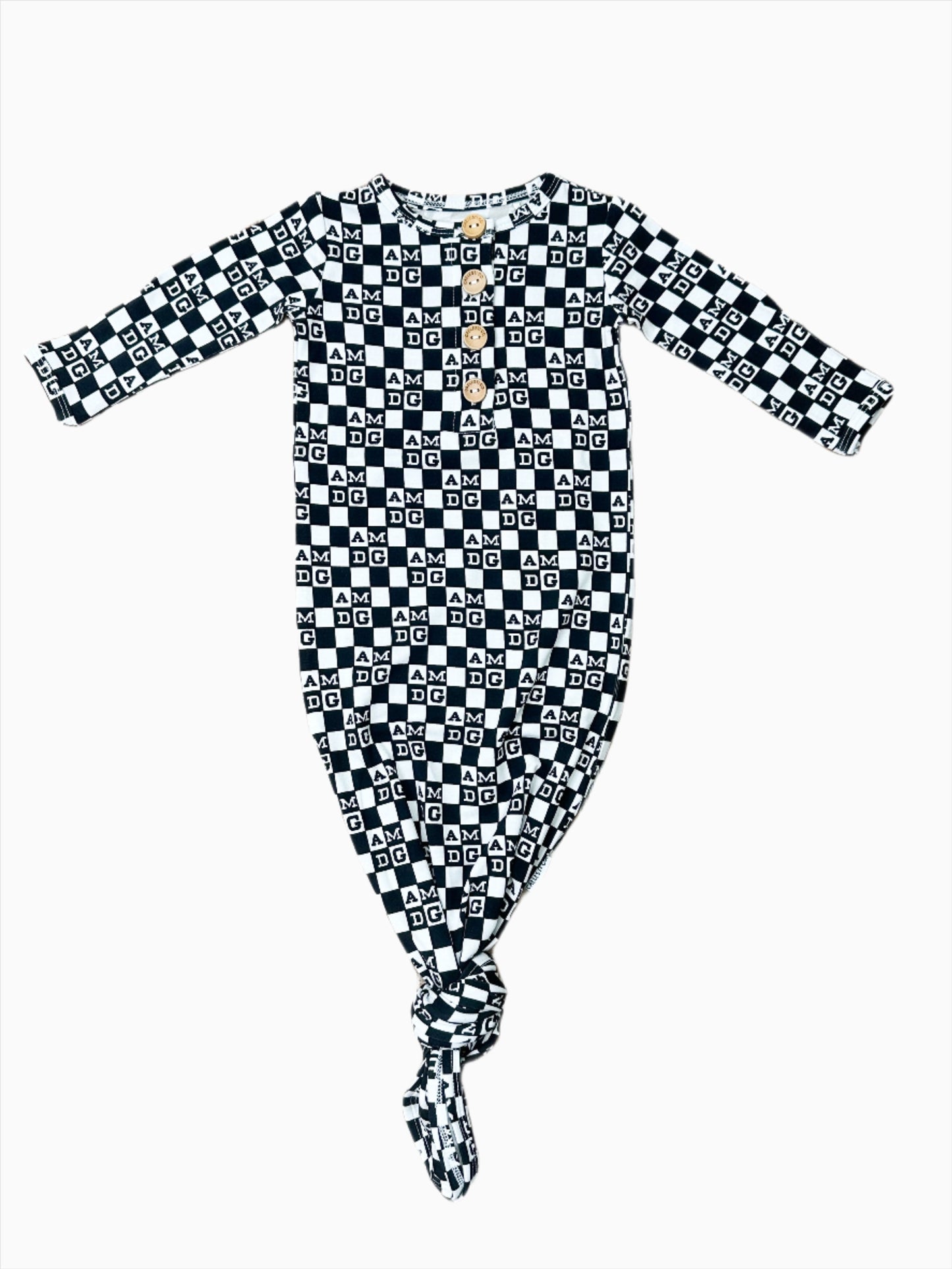 AMDG knotted gown