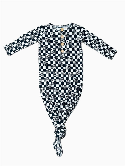 AMDG knotted gown