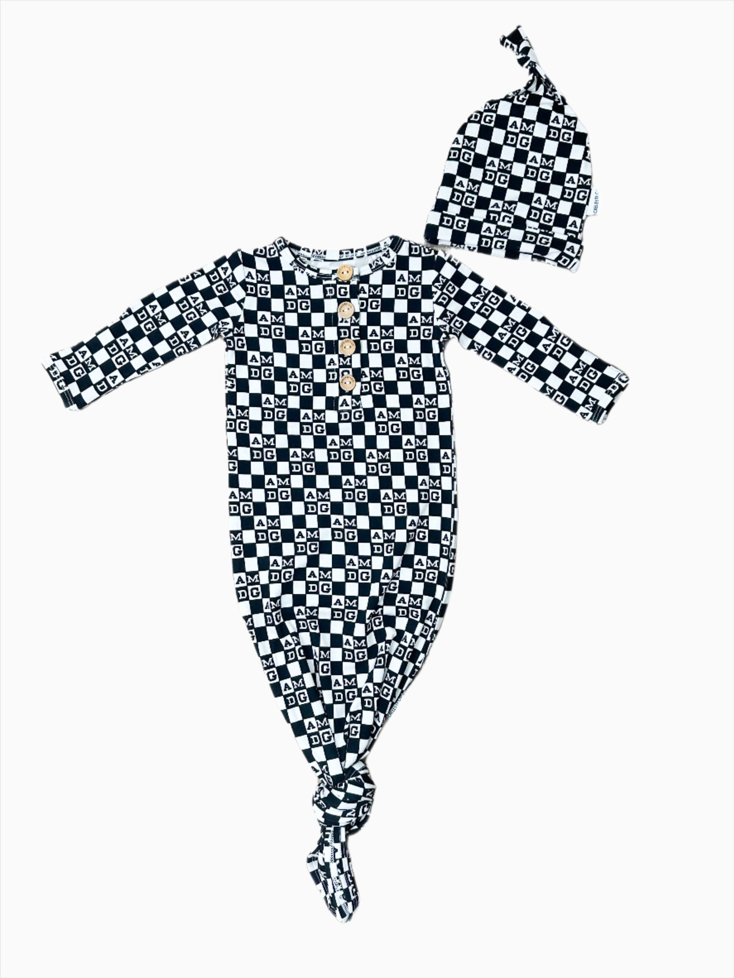 AMDG knotted gown