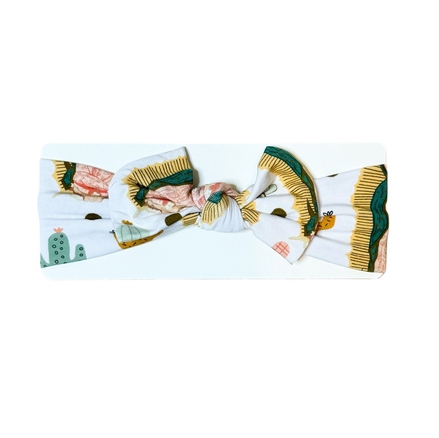 Our Lady of Guadalupe knotted headband