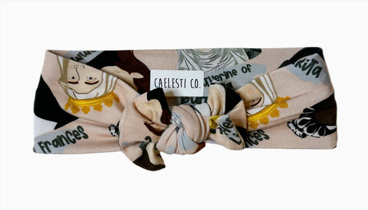 Female saints knotted headband