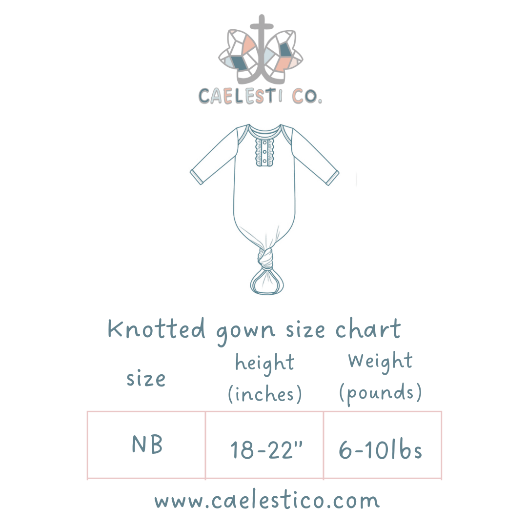 AMDG knotted gown