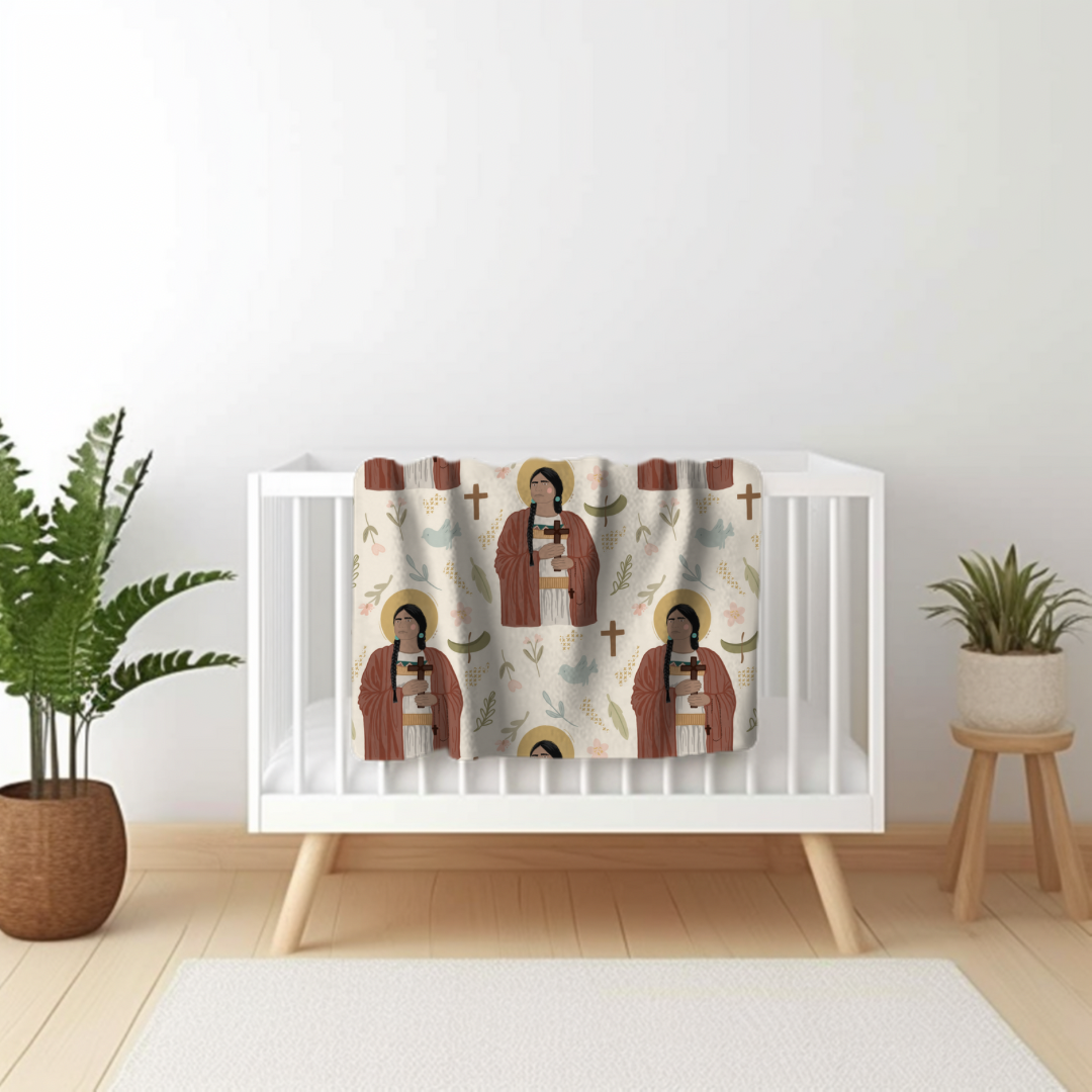 St.Kateri Tekakwitha blanket