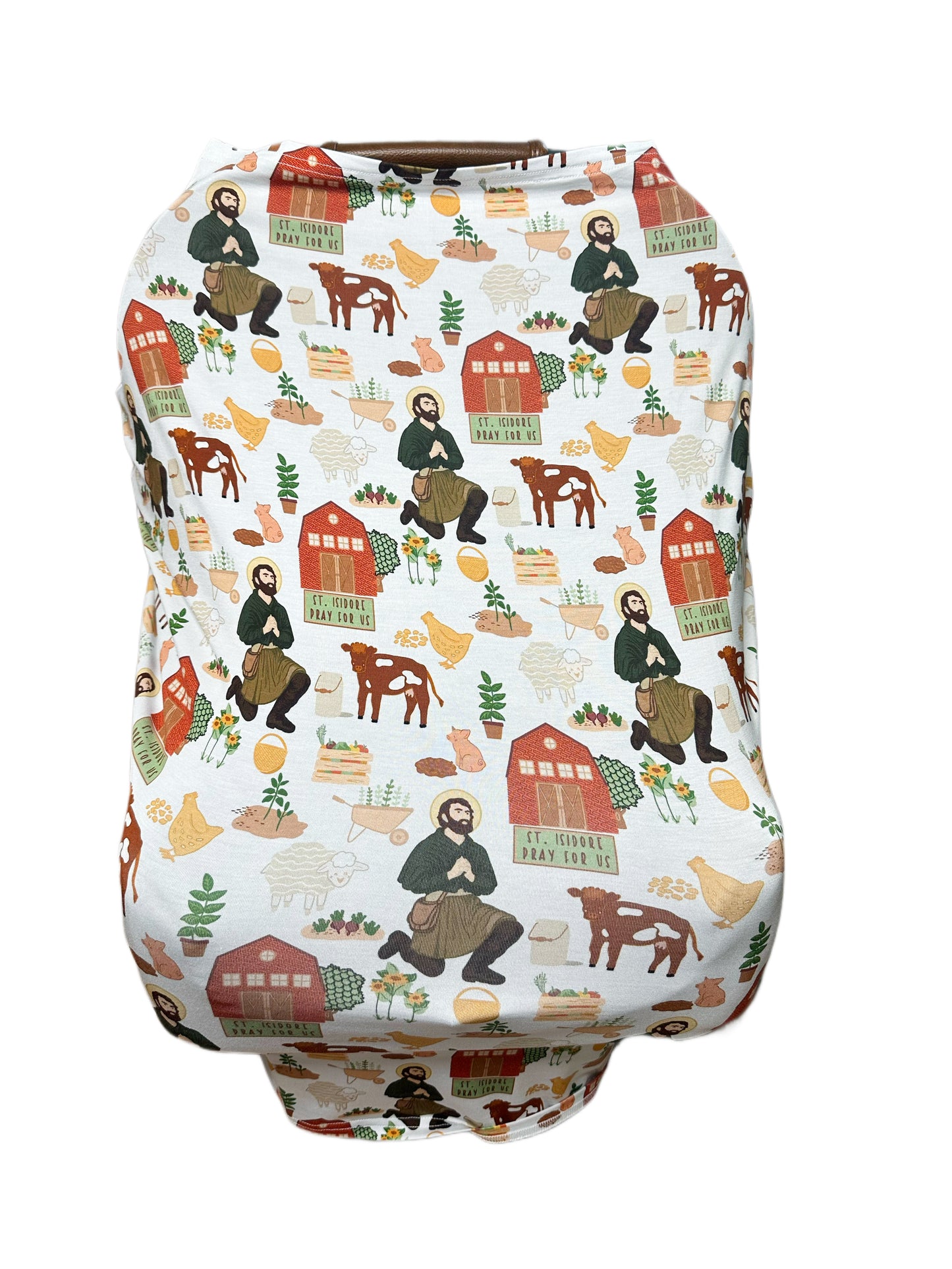 St.Isidore carseat/nursing cover