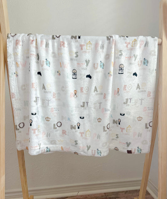 Catholic Alphabet blanket