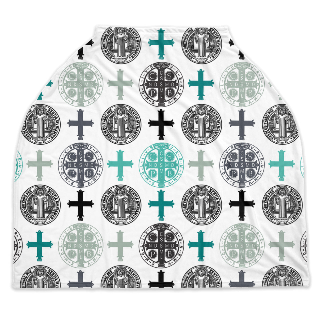 Benedict medal car seat + nursing cover