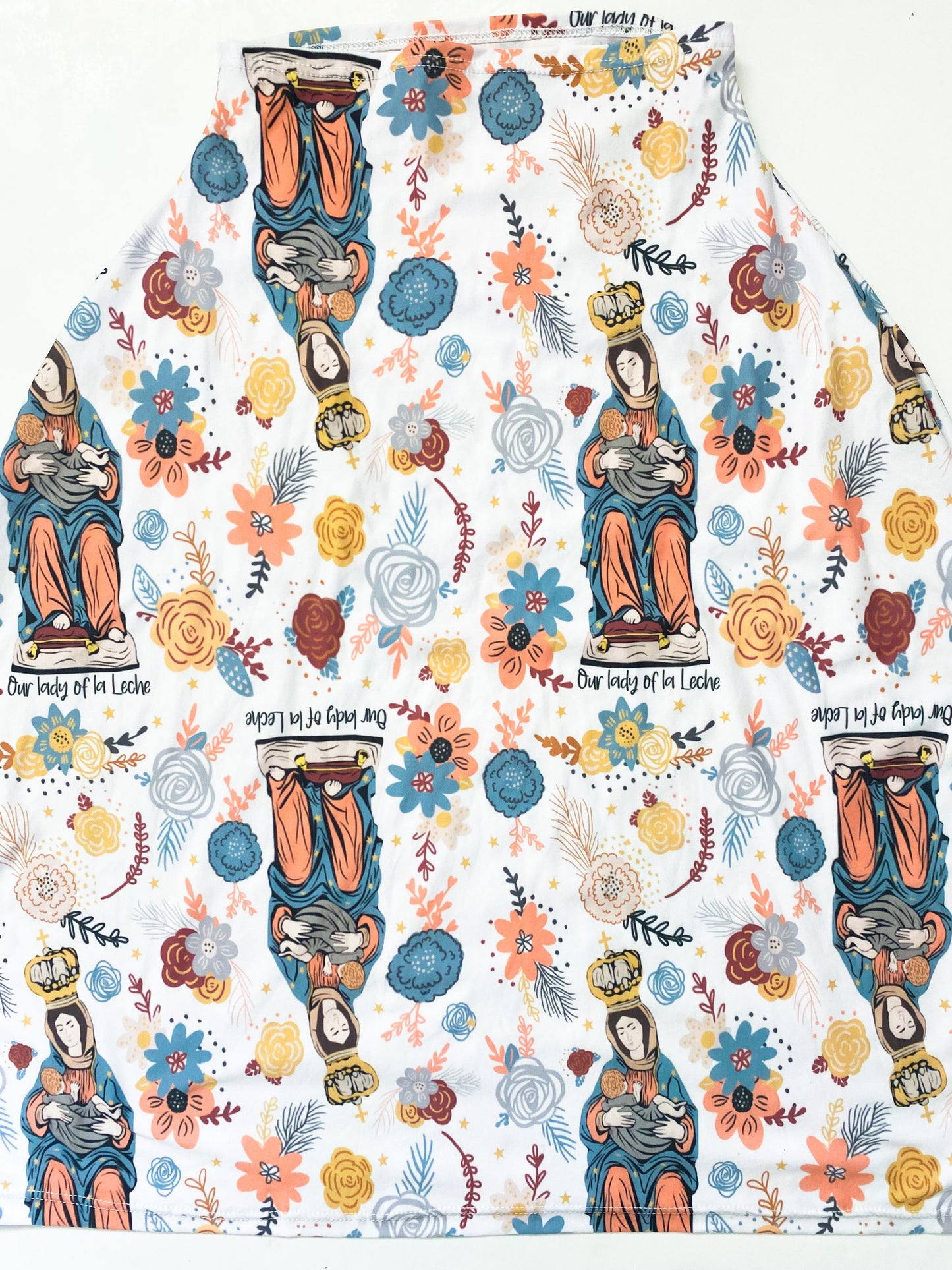 Our Lady of La leche car seat + nursing cover