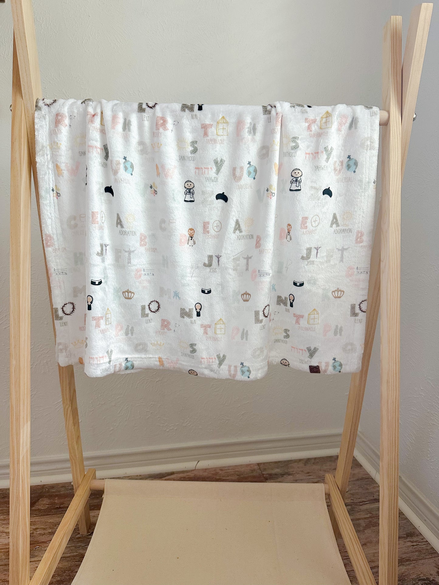 Catholic Alphabet blanket