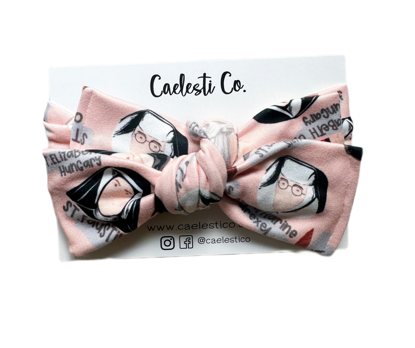 Female saints knotted headband