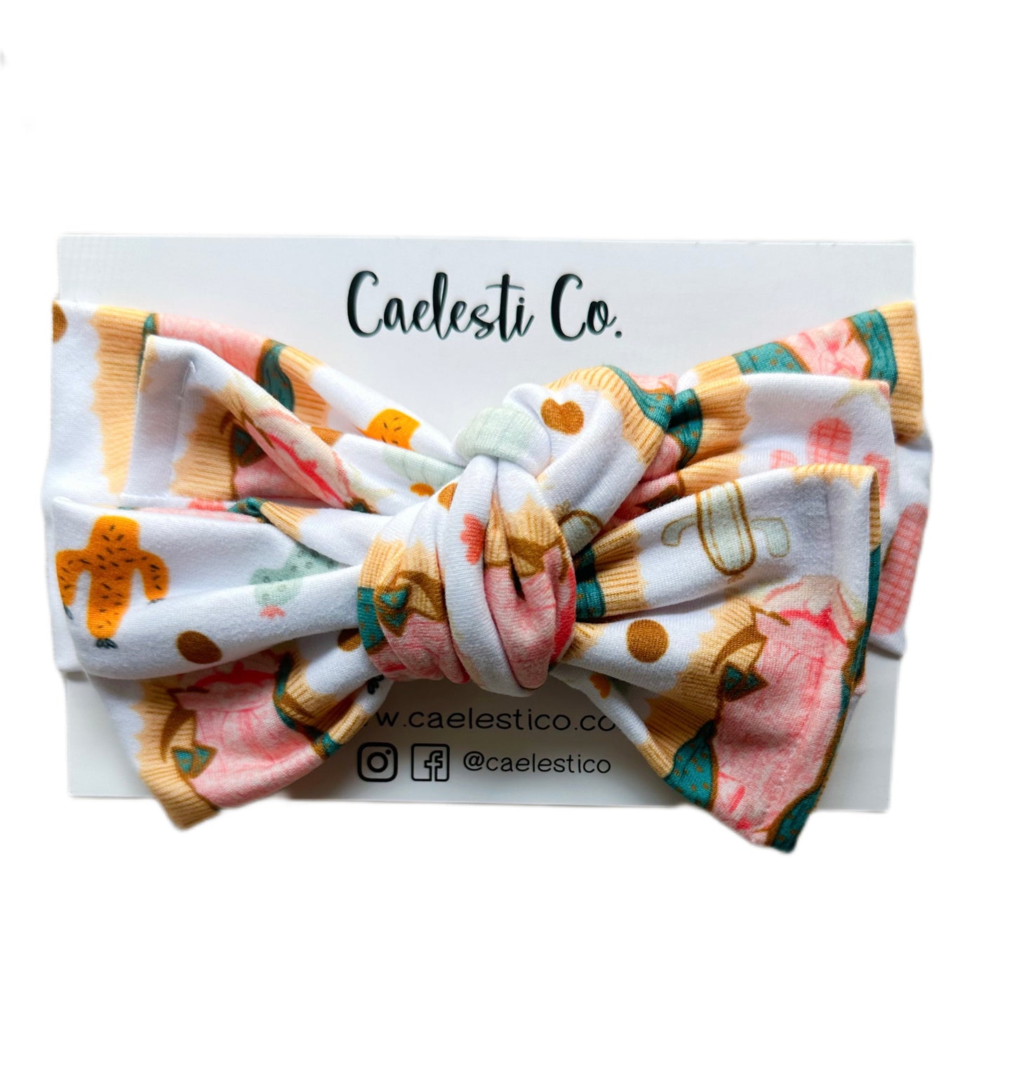 Our Lady of Guadalupe knotted headband