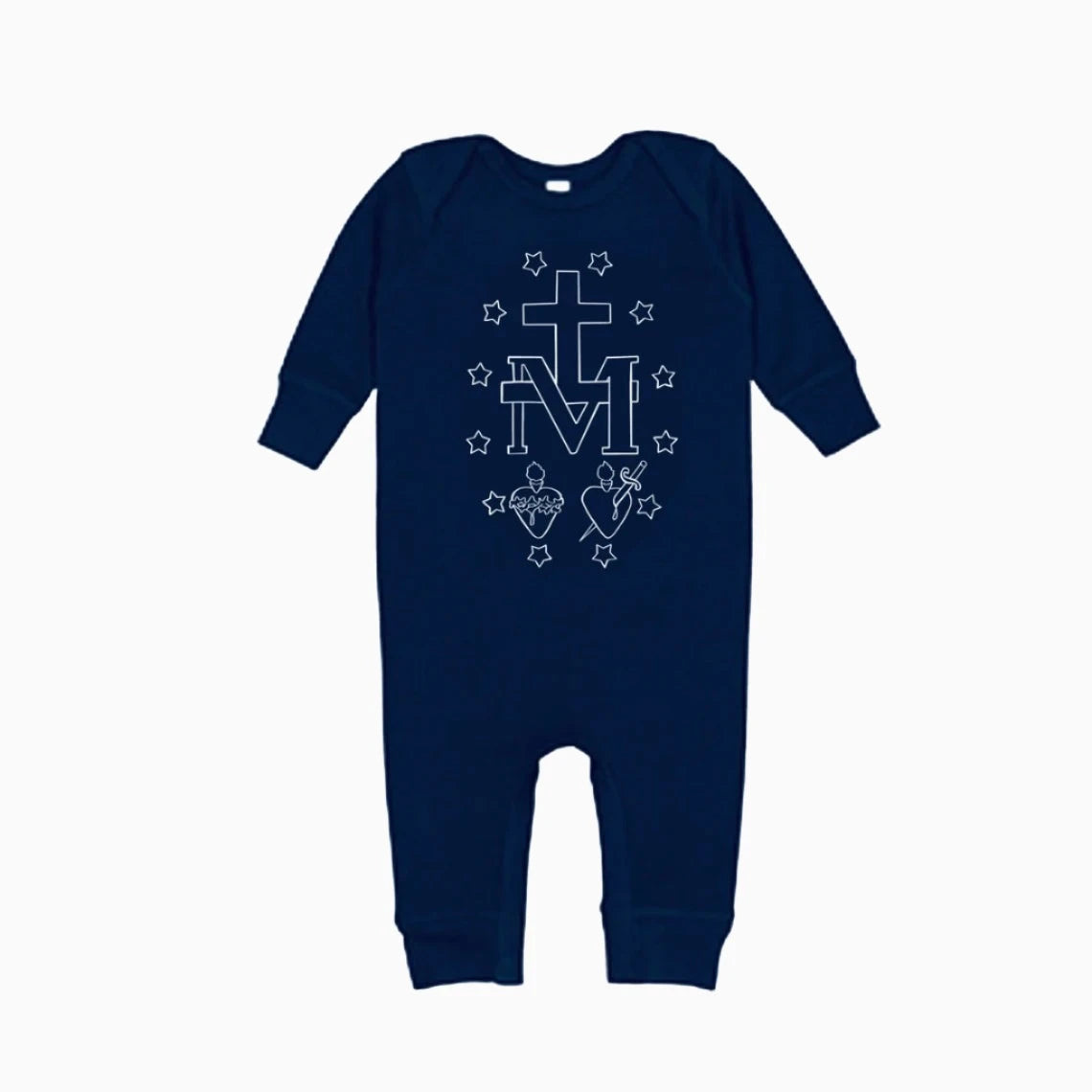 Full body Miraculous Medal romper