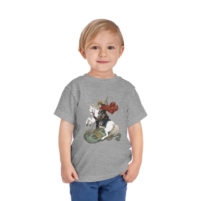 Toddler Tee — Saint George Slays Dragon Graphic Shirt