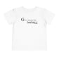 Toddler Tee — "G is for Gregorian Chant" Music Note Shirt