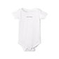Infant Onesie “cradle.catholic.” Minimalist Baby Bodysuit - Religious Newborn Gift