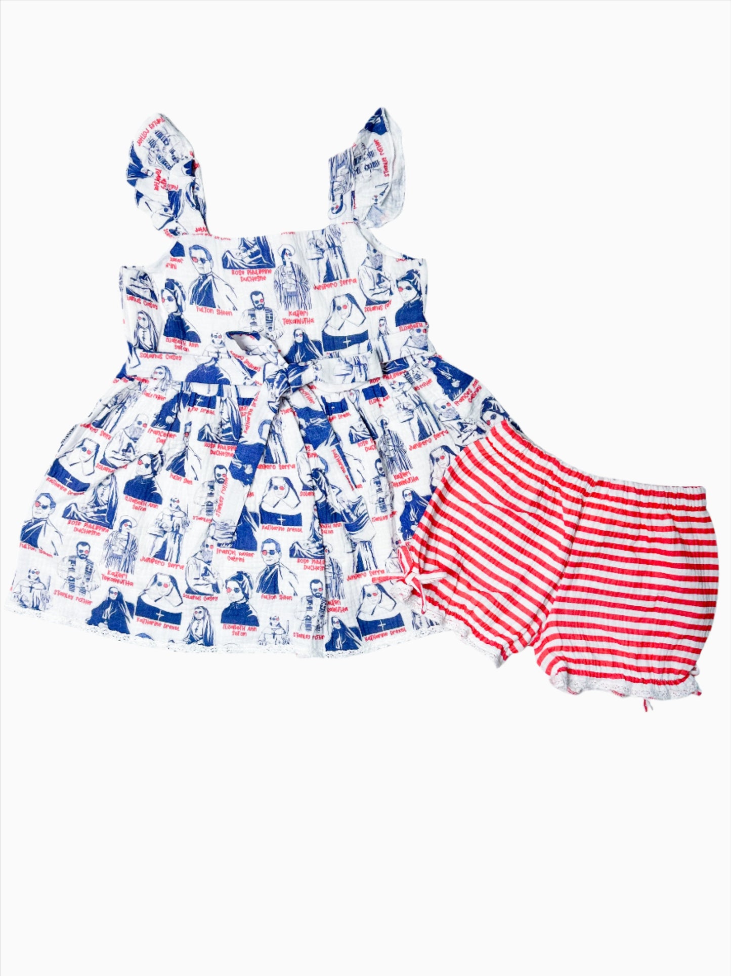 American saints Peplum set