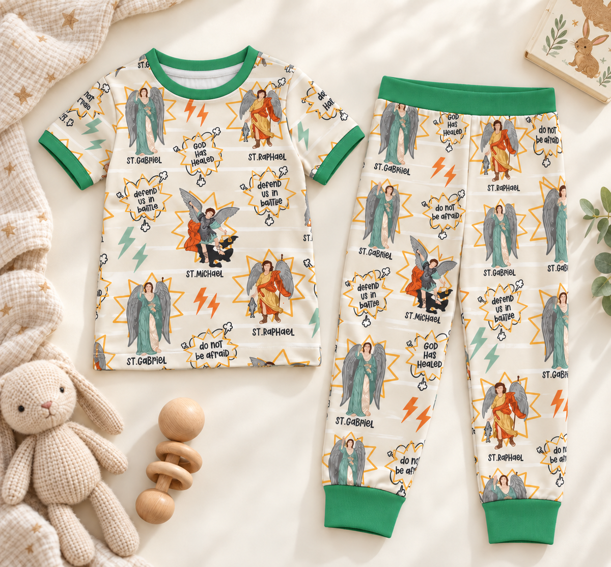 Superhero Archangel pajamas set