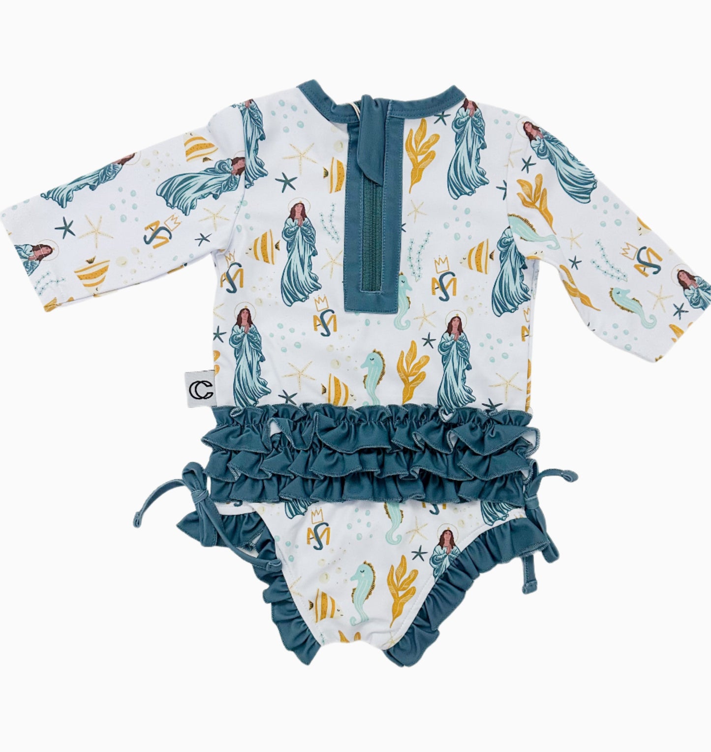 Our Lady Star of the Sea ( Ave Maris Stella) Swimsuit