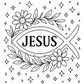 Christian Fish coloring page