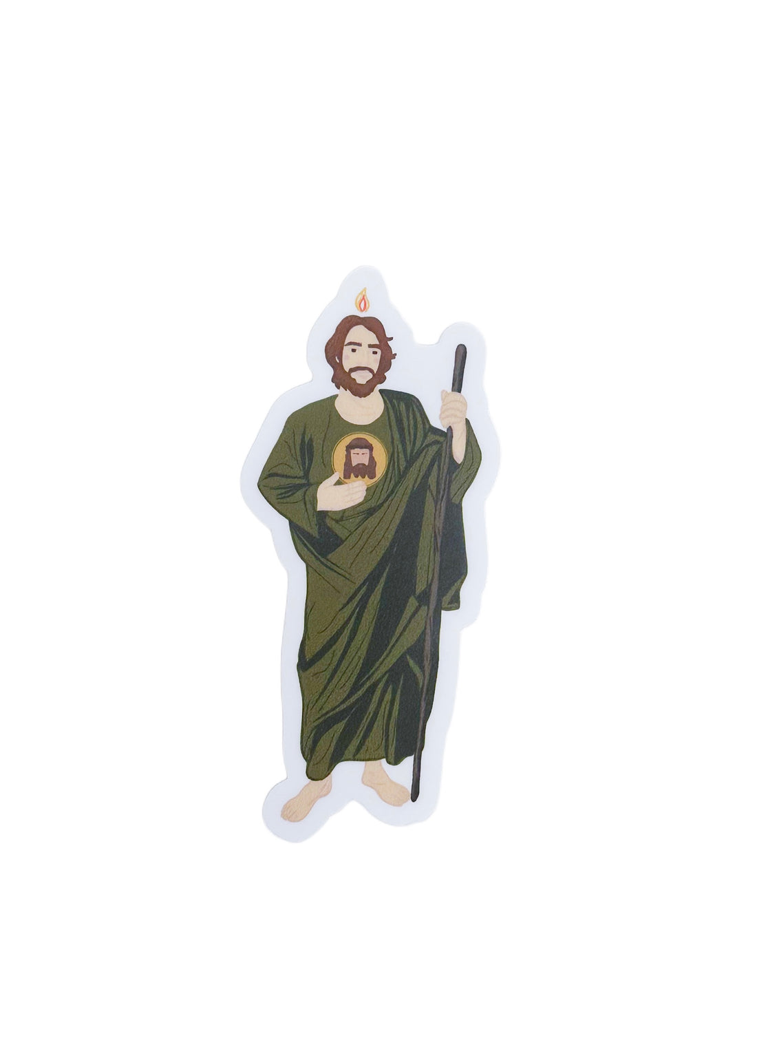 St. Jude Vinyl Sticker | Catholic Sticker – Caelesti Co.