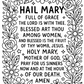 Hail Mary Prayer coloring page