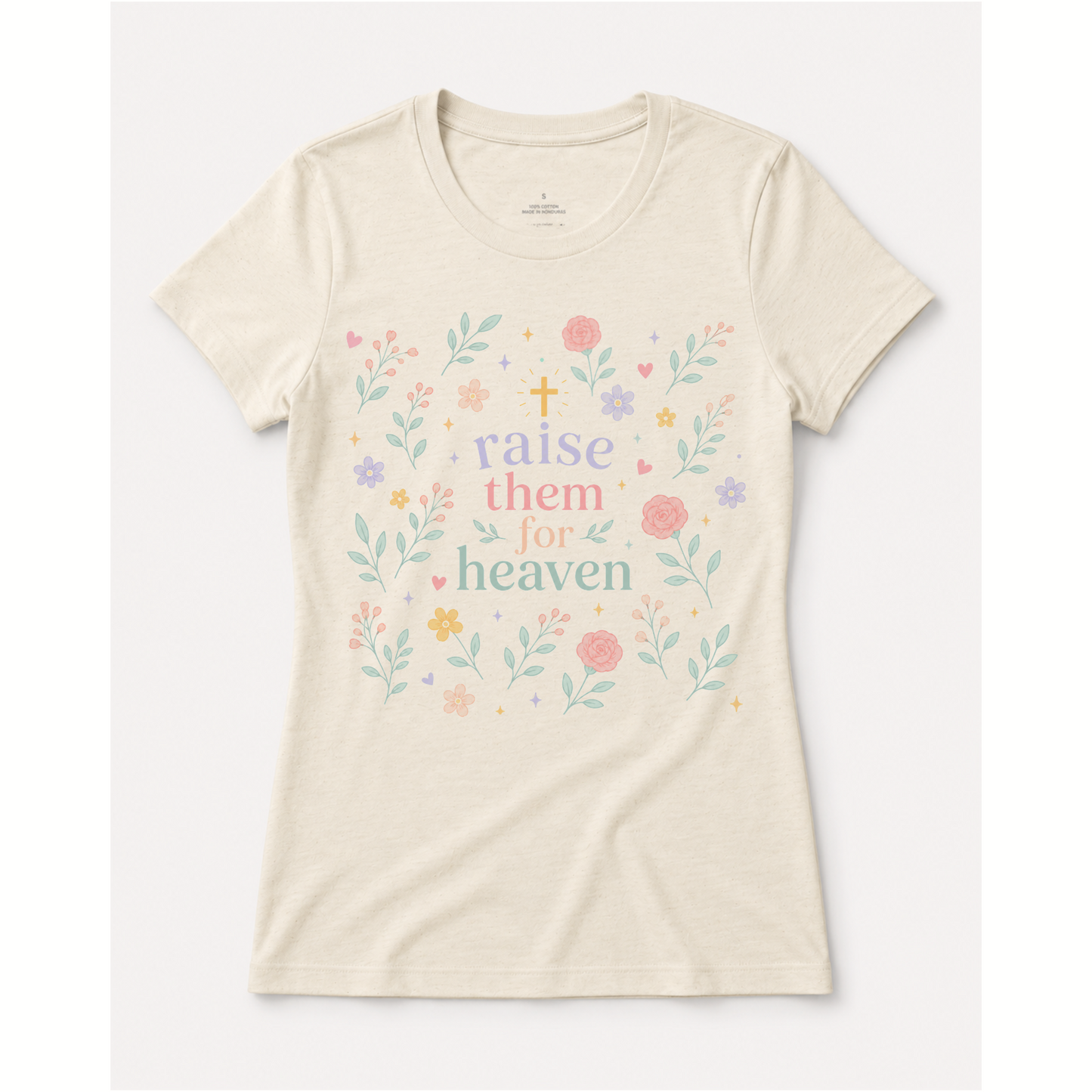 Women’s Raise them for heaven T-shirt