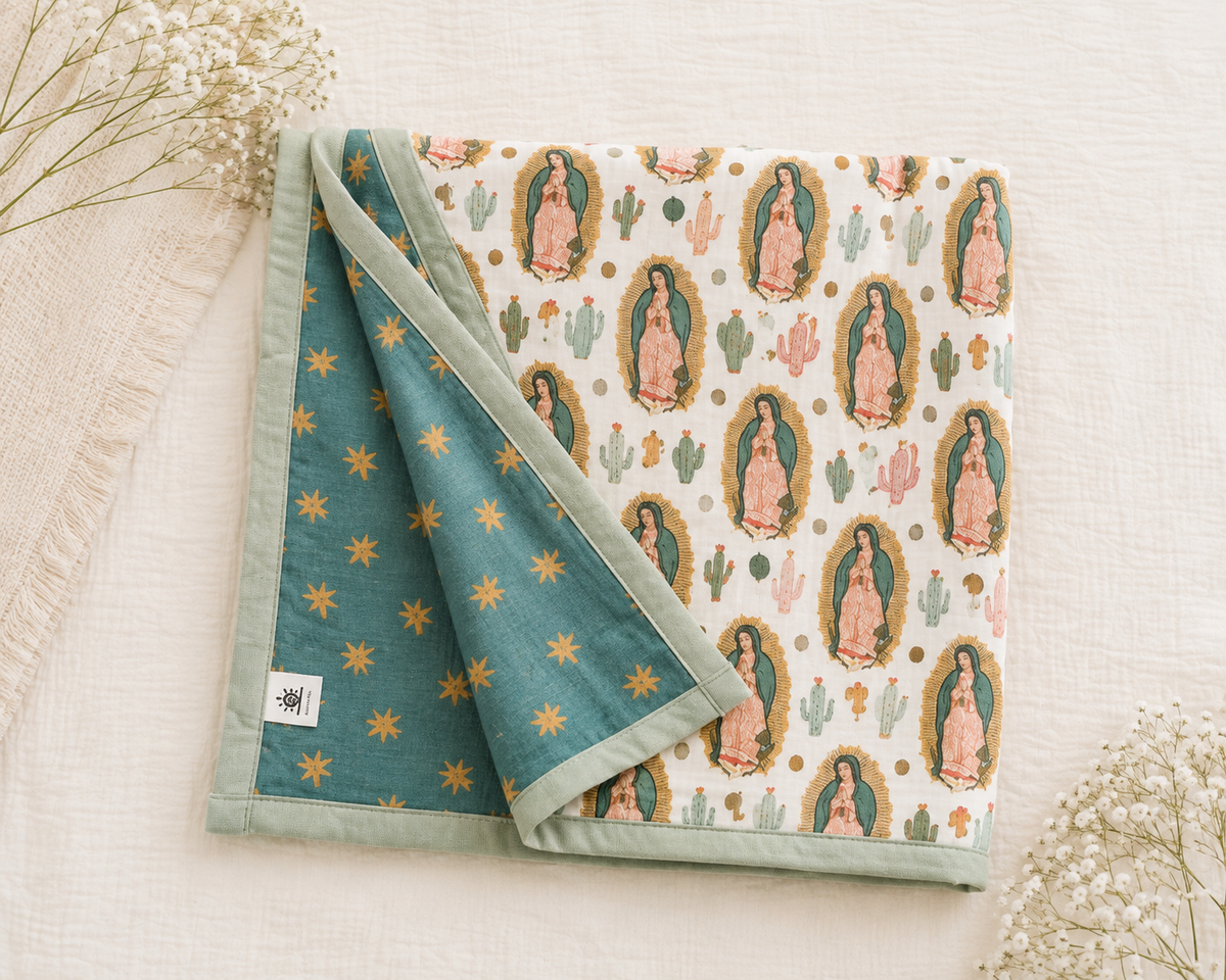 Our Lady of Guadalupe Muslin quilt