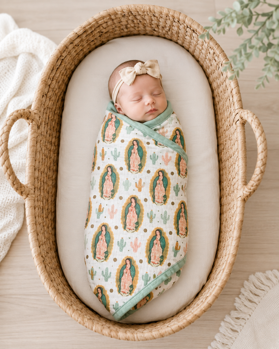 Our Lady of Guadalupe Muslin quilt