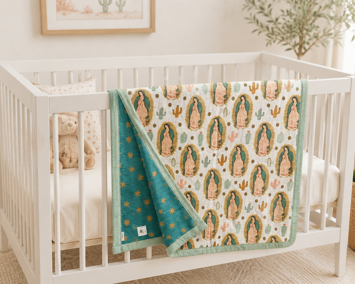 Our Lady of Guadalupe Muslin quilt