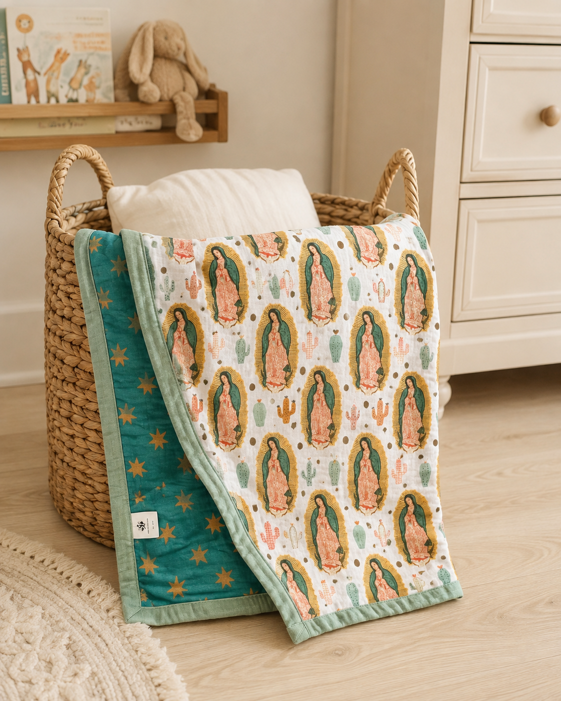 Our Lady of Guadalupe Muslin quilt