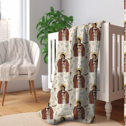 St.Kateri Tekakwitha blanket