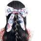 American saints hair bow clip