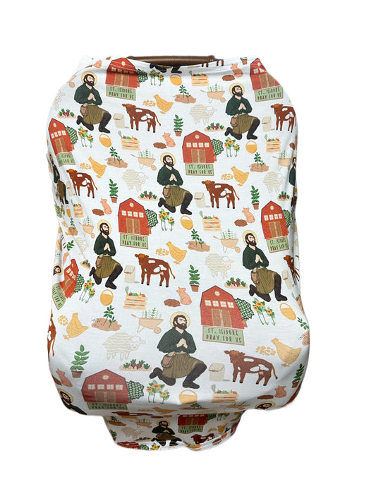 St.Isidore carseat/nursing cover