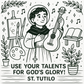 St.Tutilo coloring page