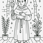 St.Vincent Ferrer coloring page