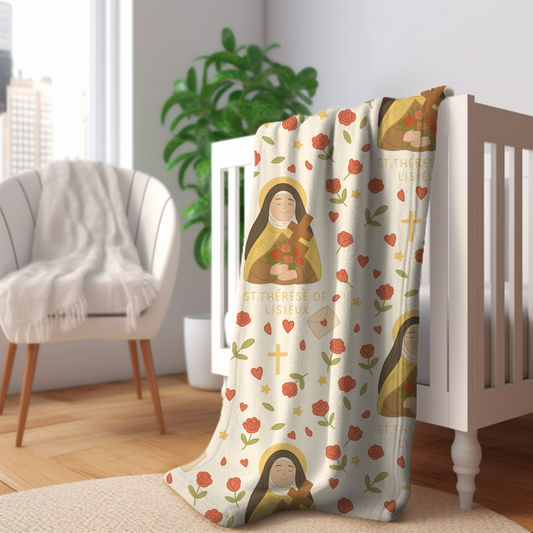 St. Thérèse of Lisieux blanket